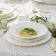 Serwis obiadowy na 12 osób porcelanowy złota linia MESYNA GOLD 2