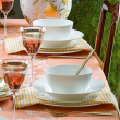 Serwis obiadowy porcelanowy na 12 osób BARI WHITE 8