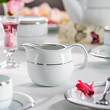 Mlecznik porcelanowy zdobiony platyną
