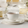 Komplet filiżanek porcelanowych 230 ml 6 sztuk WHITE PRINCESS 4