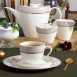 Serwis obiadowo kawowy porcelanowy na 6 osób z wazą GLAMOUR 16