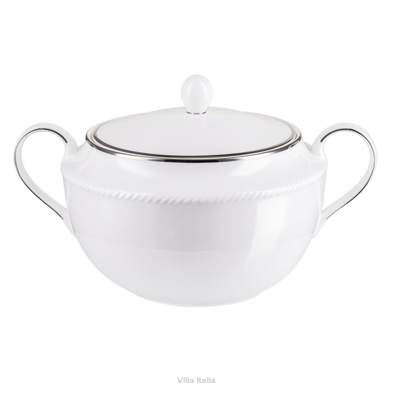 pojemna waza dekorowana platyną