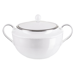 Waza porcelanowa 3 litry platynowa linia FLORIAN