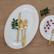 Serwis obiadowo kawowy porcelanowy na 12 osób z wazą DIANA 15