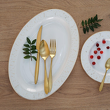 Serwis obiadowo kawowy porcelanowy na 12 osób z wazą DIANA 15