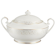Serwis obiadowo kawowy porcelanowy na 12 osób z wazą DIANA 8