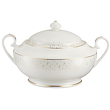 Serwis obiadowo kawowy porcelanowy na 12 osób z wazą DIANA 8