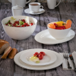 Serwis obiadowy porcelanowy na 6 osób BARI PLATIN 7
