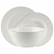 Serwis obiadowy porcelanowy na 6 osób BARI PLATIN 9