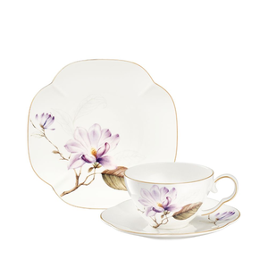 Zestaw do herbaty na 6 osób porcelanowy SECRET of SPRING