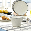 Zestaw kubków ceramicznych jumbo 400 ml VANILLA 2