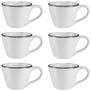 Zestaw kubków ceramicznych jumbo 400 ml VANILLA