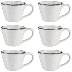 Zestaw kubków ceramicznych jumbo 400 ml VANILLA