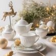 Filiżanka do kawy herbaty porcelanowa 250 ml MESYNA GOLD 10