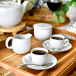 Filiżanka do espresso 100 ml porcelanowa ze spodkiem PLUS PLATIN 5