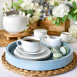 Filiżanka do espresso 100 ml porcelanowa ze spodkiem PLUS PLATIN 7