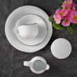 Filiżanka do espresso 100 ml porcelanowa ze spodkiem PLUS PLATIN 3