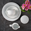 Filiżanka do espresso 100 ml porcelanowa ze spodkiem PLUS PLATIN 3