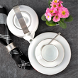Filiżanka do espresso 100 ml porcelanowa ze spodkiem PLUS PLATIN 2