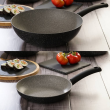 Garnek granitowy 28 cm niski MARBLE   3