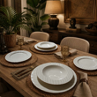 Zestaw obiadowy porcelanowy dla 2 osób UNICO 39 1