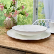 Zestaw półmisków z salaterką obiadowo przekąskowy porcelanowy UNICO 1119 4