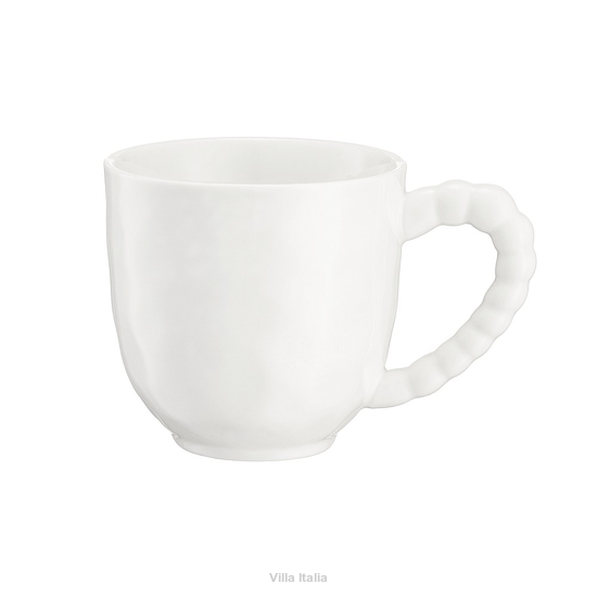 kubek na kawę porcelanowy biały