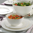 Talerz płytki porcelanowy platynowa linia 27 cm BARI PLATIN 2