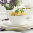 Talerz płytki porcelanowy platynowa linia 27 cm BARI PLATIN 6