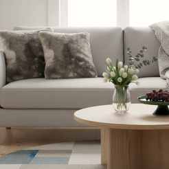 Poduszka dekoracyjna 43x43 cm FLUFFY