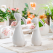 Zając figurka porcelanowa 15 cm LAURA 2