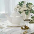 Serwis obiadowo kawowy na 12 osób porcelanowy MESYNA GOLD 20