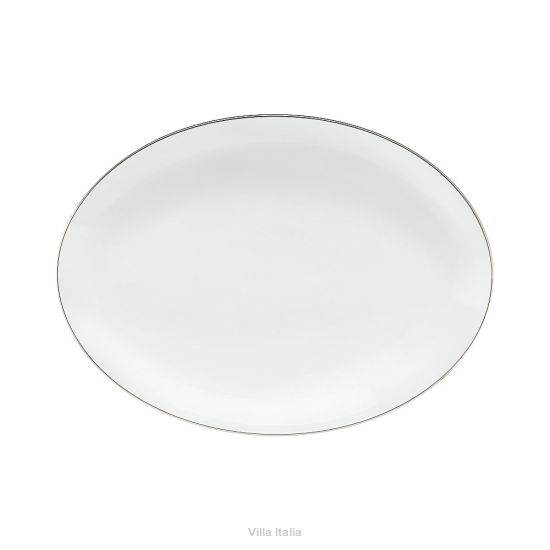 półmisek porcelanowy z platynową obwódką