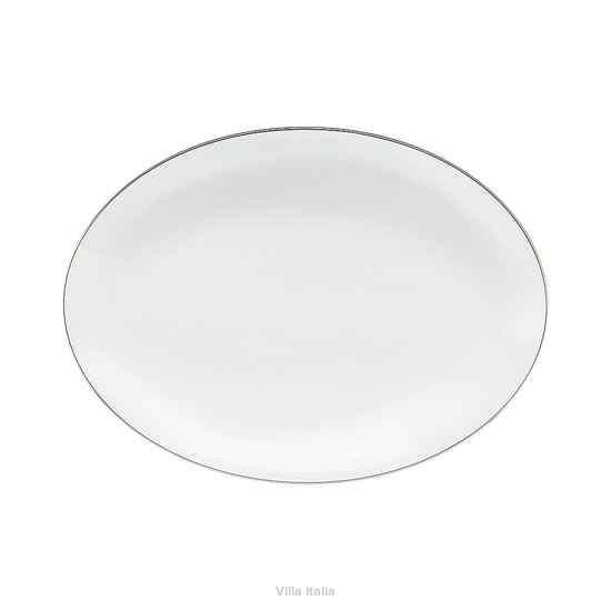 półmisek porcelanowy z platynową obwódką