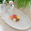 Talerz do ciasta Półmisek porcelanowy 30 cm CLARA Ivory 2