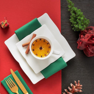 Serwis kawowy porcelanowy na 12 osób COMO