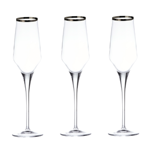 Kieliszki do szampana 200 ml 6 sztuk CONTESSA Platino