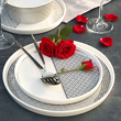 talerze obiadowe z eleganckiej porcelany