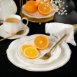 Zestaw do ciasta porcelanowy na 6 osób SANDRINE 11