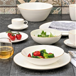 Serwis obiadowo kawowy porcelanowy na 12 osób BOSTON GOLD 21