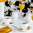 Serwis obiadowo kawowy porcelanowy na 12 osób BOSTON GOLD 27