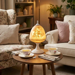 porcelanowa lampka do salonu i sypialni