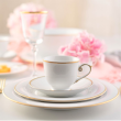 Filiżanka do kawy lub herbaty porcelanowa 220 ml ze spodkiem OPERA GOLD 5