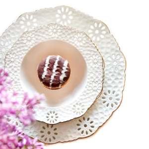 Serwis obiadowy na 6 osób porcelanowy LORETTA