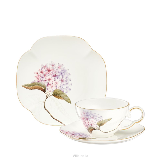 elegancki zestaw do podawania herbaty z porcelany