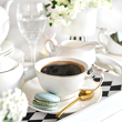 Serwis do herbaty na 6 osób porcelanowy Zestaw prezentowy PIAF 14