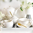 Serwis do herbaty na 6 osób porcelanowy Zestaw prezentowy PIAF 4