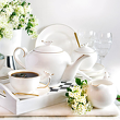 Serwis do herbaty na 6 osób porcelanowy Zestaw prezentowy PIAF 2