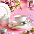 Serwis do herbaty na 6 osób porcelanowy Zestaw prezentowy PIAF 12