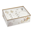 Serwis do herbaty na 6 osób porcelanowy Zestaw prezentowy PIAF 1